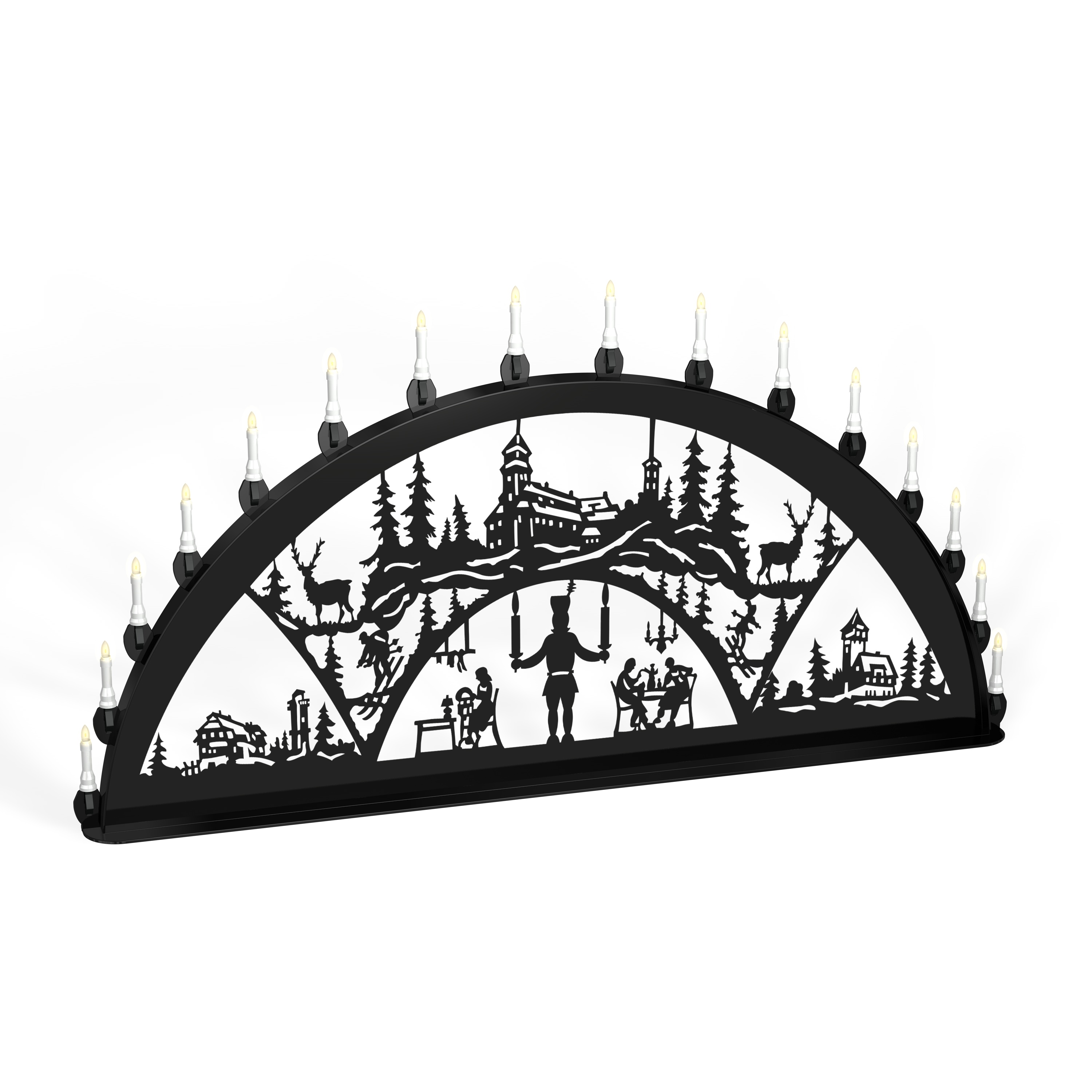 Außenschwibbogen Schwibbogen Lichterbogen Metall - Motiv: Fichtelberg Außenschwibbogen Schwibbogen Lichterbogen Metall - Motiv: Fichtelberg