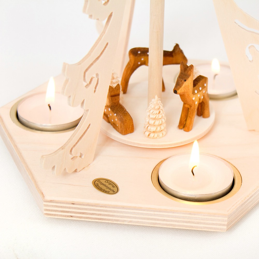 Pyramide 1-Stufig "Rehe" (verschiedene Modelle wählbar)