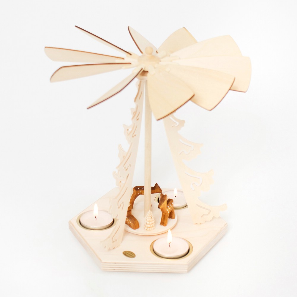 Pyramide 1-Stufig "Rehe" (verschiedene Modelle wählbar)