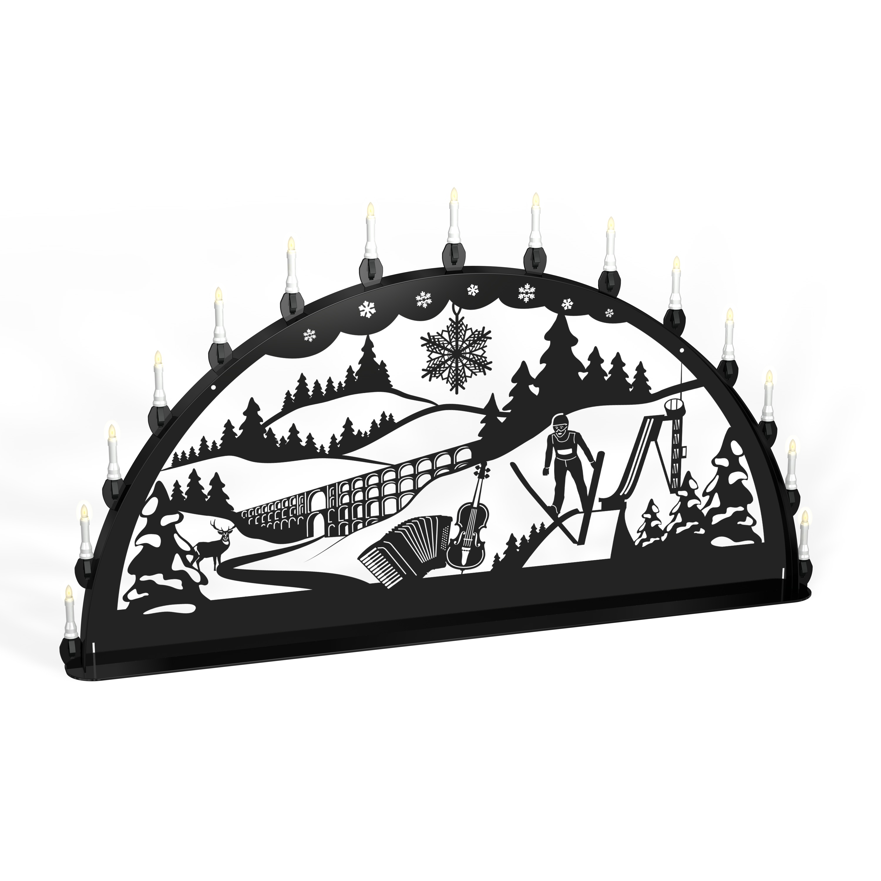 Außenschwibbogen Schwibbogen Lichterbogen Metall - Motiv: Vogtland 1,2 m tiefschwarz (RAL 9005) glänzend Außenschwibbogen Schwibbogen Lichterbogen Metall - Motiv: Vogtland 1,2 m tiefschwarz (RAL 9005) glänzend